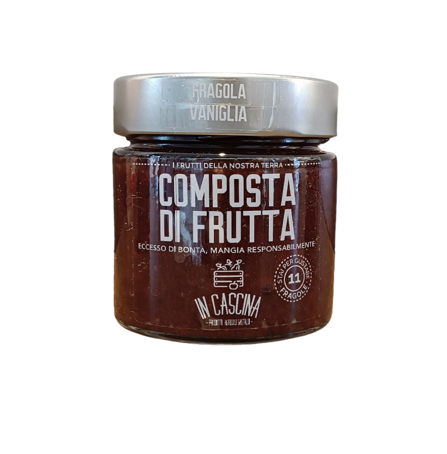 COMPOSTA di fragole 78% e vaniglia